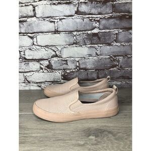 Sperry Top Sider Pink Leather Slip On Deck Boat Shoes Sneakers Women 7M US/38EU